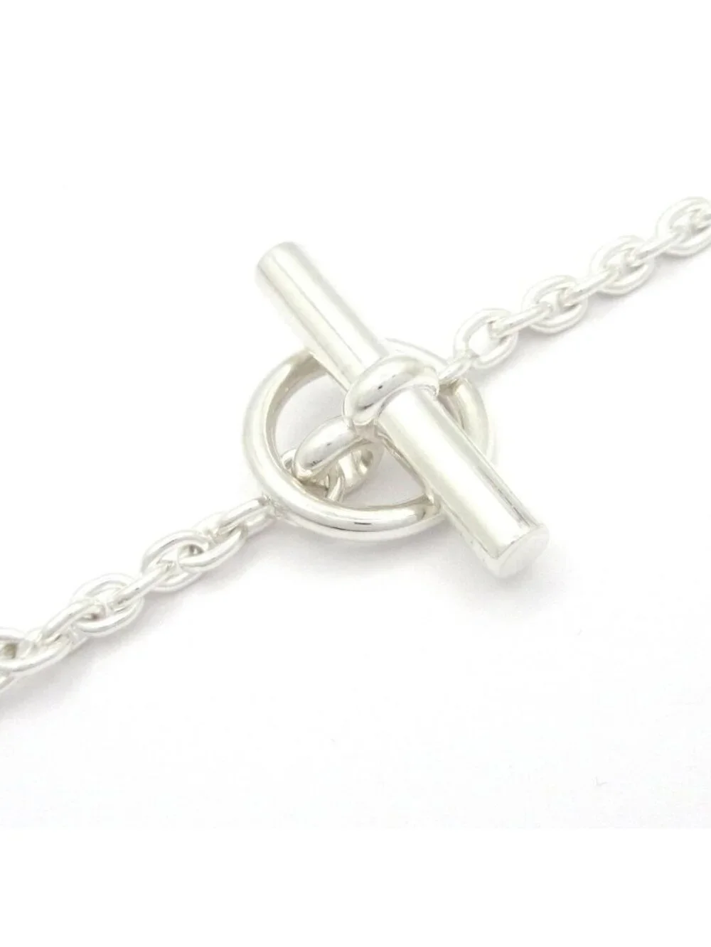 Hermes Necklace Farandole 80 Chaine D'ancre Silver